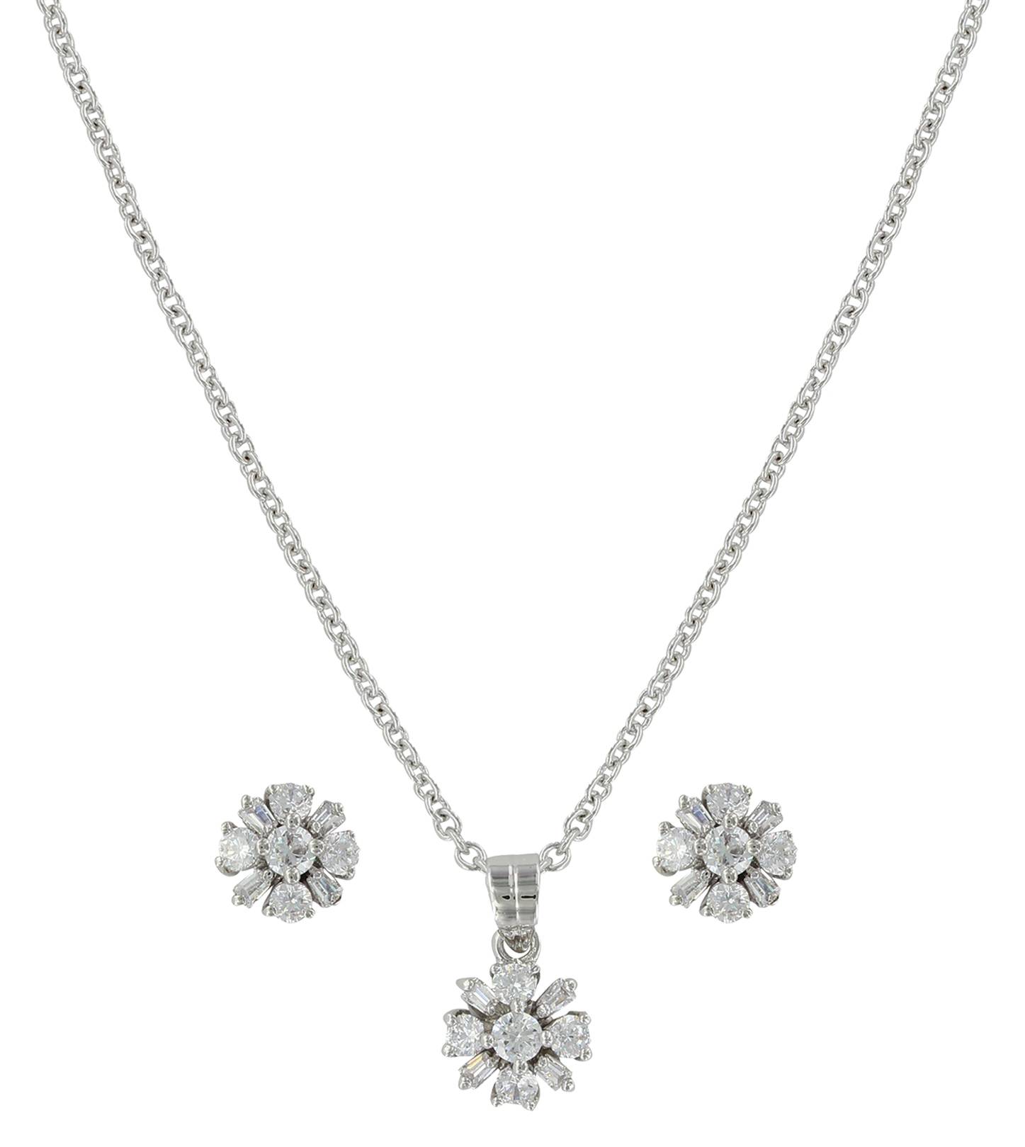 Montana Silversmiths Flower Cluster Jewelry Set