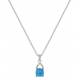 Montana Silversmiths Cushioned Opal Necklace