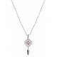 Montana Silversmiths Pink Opal Dreamcatcher Necklace