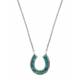 Montana Silversmiths Opal Horseshoe Necklace