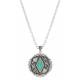 Montana Silversmiths Antiqued Turquoise Concho Necklace