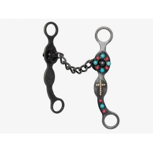 Metalab Southwest Collection Grey Steel Cross Chain Bit