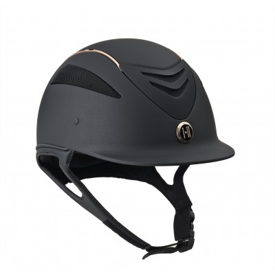 One K Defender Rose Gold Stripe Helmet | HorseLoverZ