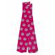 Lettia Bright Pink/Daisy Nylon Spandex Boot Sock