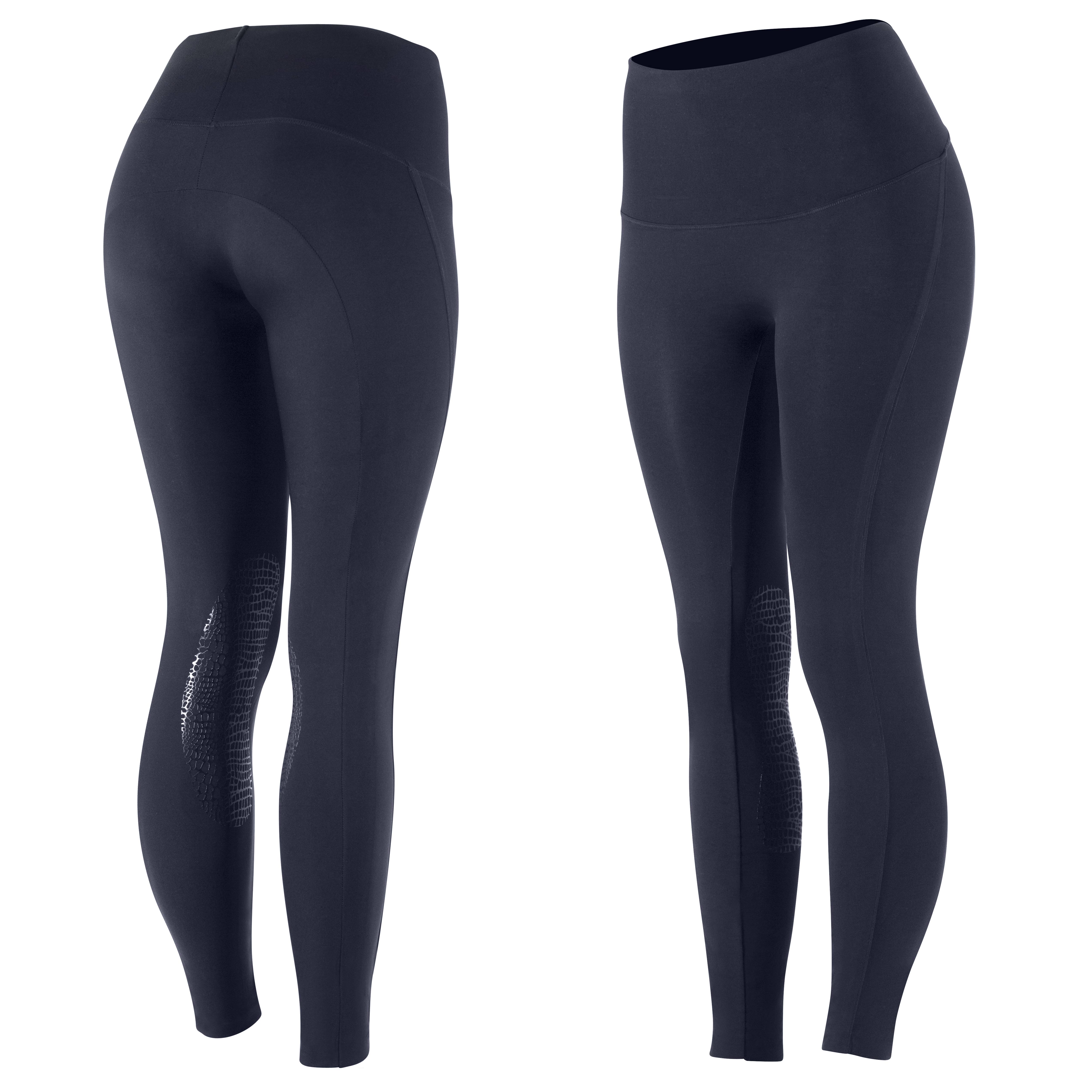 Horze Ladies Bianca  Superlight Silicone Knee Patch Tights