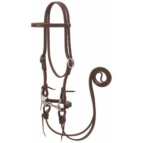 Weaver Working Tack Pony Bridle - 4-1/4" Snaffle Mouth Bit