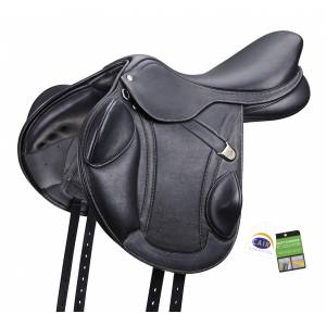 DEMO - Bates Advanta Luxe Leather Eventing Saddle with CAIR