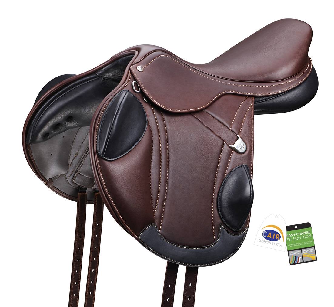 Bates Advanta Luxe Leather Eventing Saddle with CAIR