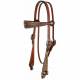 Reinsman Camarillo Sure Fit Copper Berry Browband Headstall