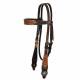 Circle Y Multi-Tone Painted Browband Headstall