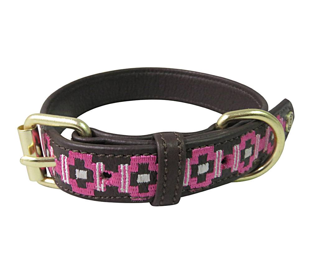Halo Cam Leather Dog Collar HorseLoverZ