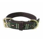 Halo Kelly Leather Dog Collar - Brown/Safari/Hunter - Small