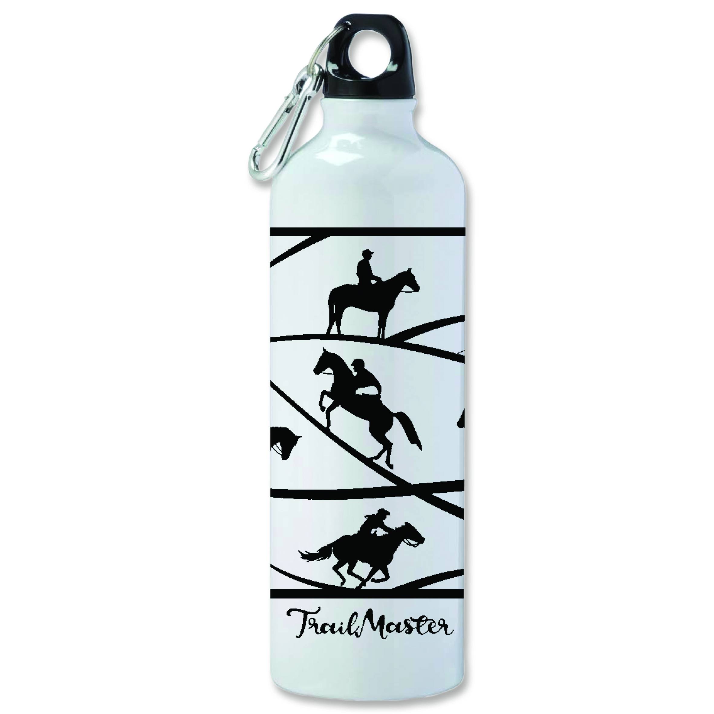 Kelley Trail Master Aluminum Sports Bottle with Carabiner