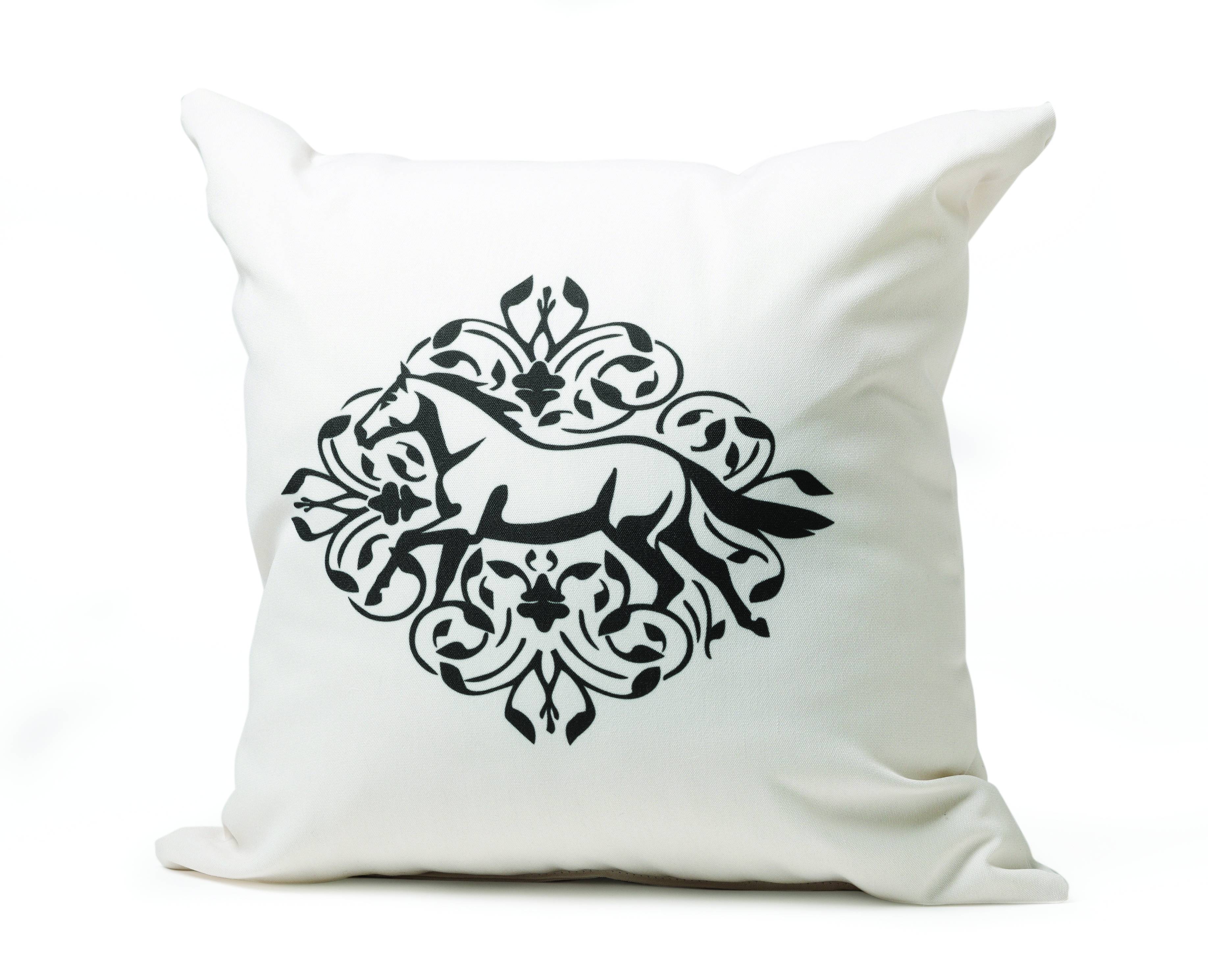 Kelley Gallop Floral Throw Pillow