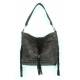 Savana Tooled Handbag With A Zippered Closure