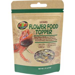 Lizard Flower Food Topper