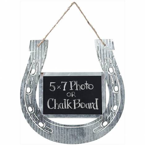 Gift Corral Corrugated Horseshoe Chalk Frame