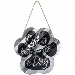 Gift Corral Dog Paw Sign