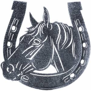Gift Corral Horse/Horseshoe Stool Motiff
