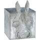 Gift Corral Metal 3D Horse Face Cube