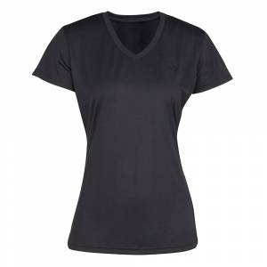 Tuffrider Ladies Taylor Tee Short Sleeve T-Shirt - Black - 3X