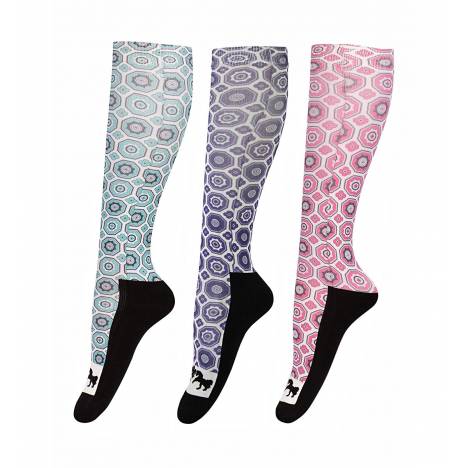 Equine Couture Kelsey Padded Boot Socks- 3 Pack