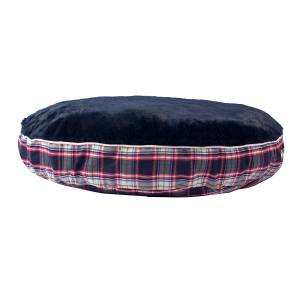 Halo Round Amber Perfect Plaid Dog Bed