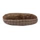 Baker Dog Bed With Baker Plaid Trim - Round