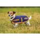 Weatherbeeta Fleece Dog Coat - Navy/Gold