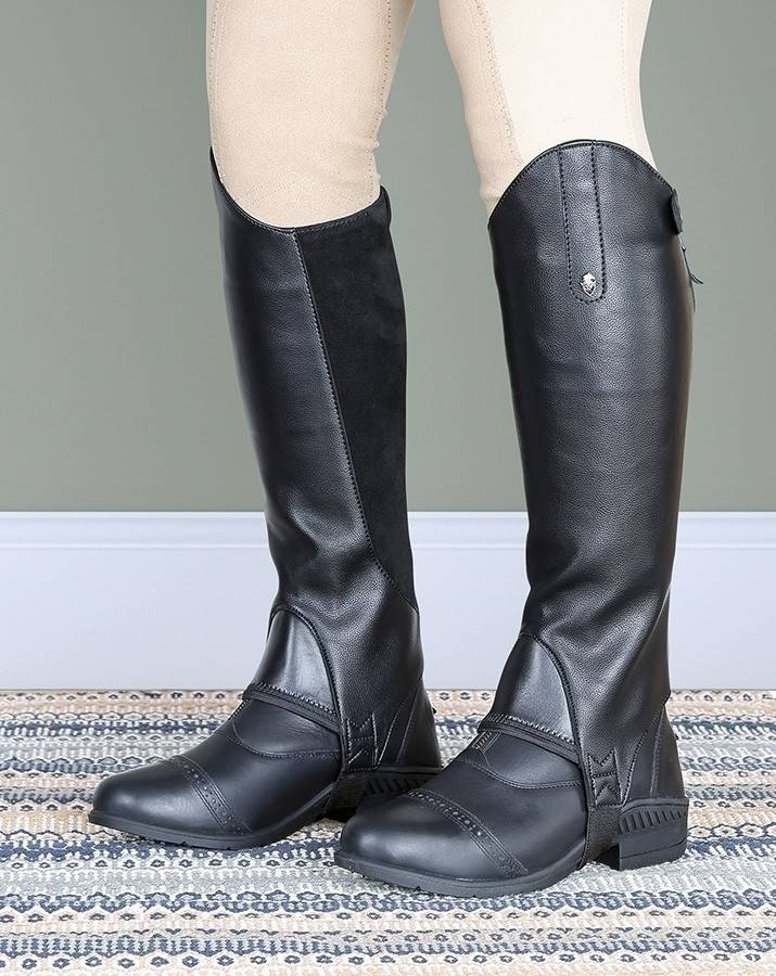 Shires Moretta Kids Suede Half Chaps