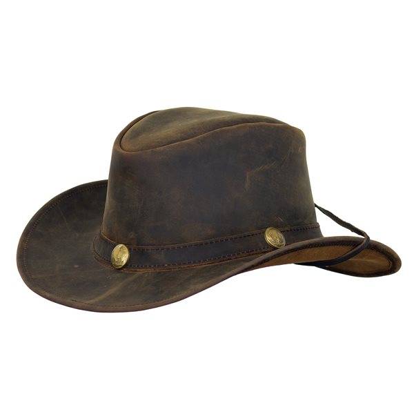 Outback Trading Cheyenne Leather Hat