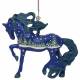 The Trail Of The Painted Ponies White Christmas Ornament
