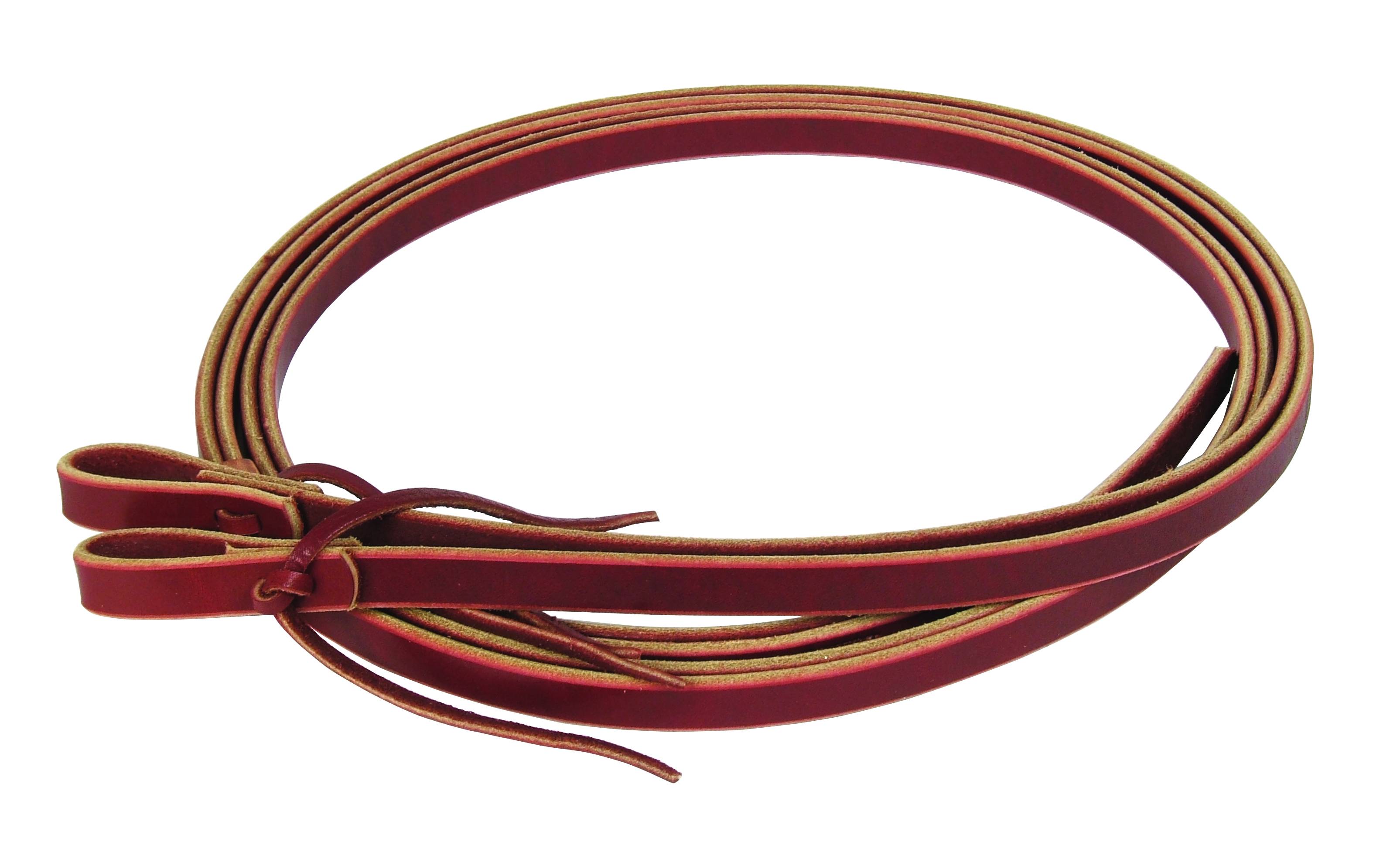 Schutz By Professionals Choice Latigo Split Reins With Waterloops - 7 Ft