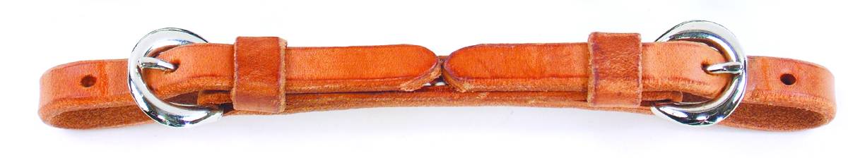 Schutz By Professionals Choice Harness Leather Double Buckle Curb Strap