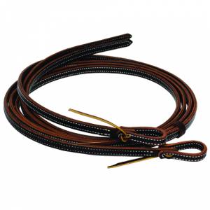 Al Dunning By Professionals Choice Oiled 2 Ply Reins Reins