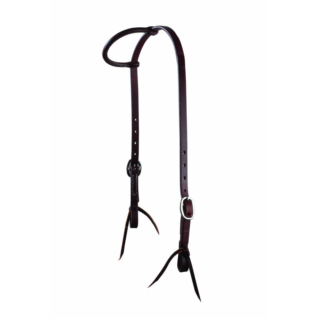 Ranchhand By Professionals Choice One Ear Double Buckle Headstall