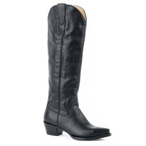 Stetson Ladies Class Over The Knee Snip Toe Cowgirl Boots