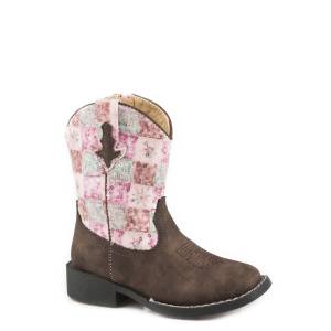 Roper Toddler Floral Shine Boots