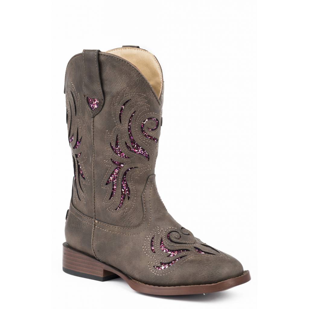 Roper Kids Glitter Breeze Western Boots