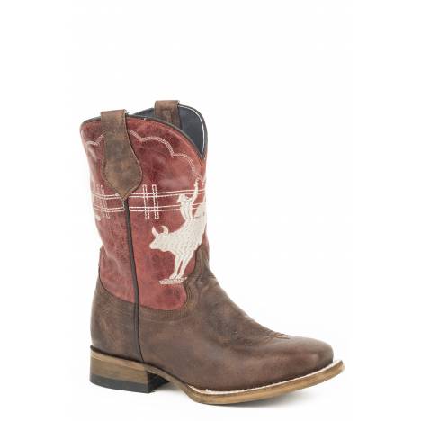 Roper Kids Bull Rider Square Toe Western Boots