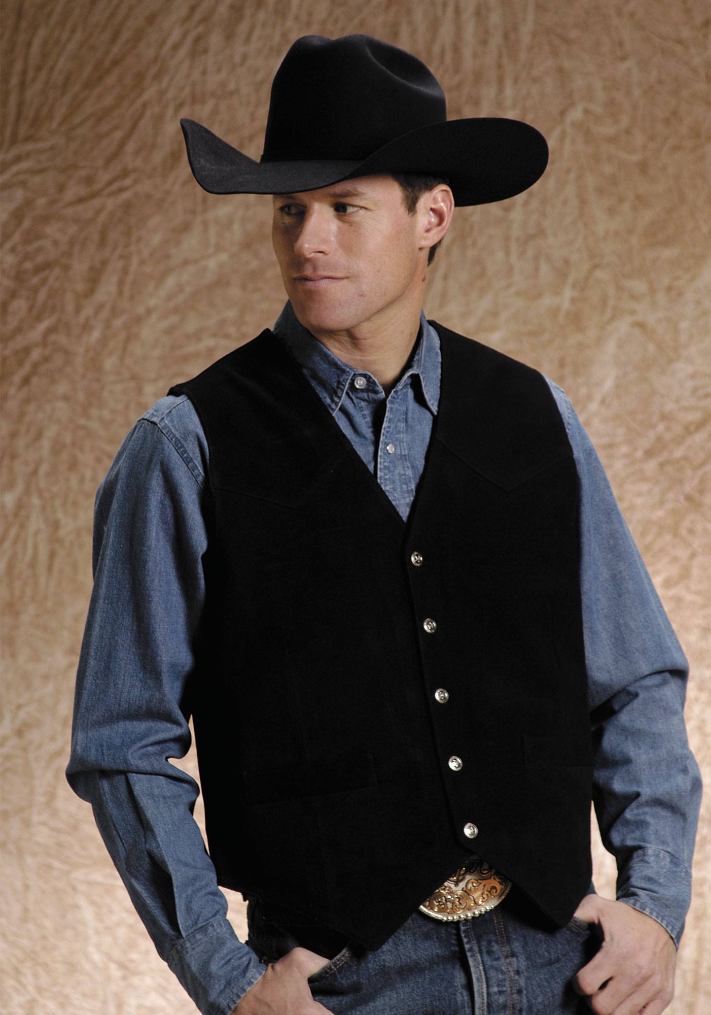 Mens big and tall western cheap vests