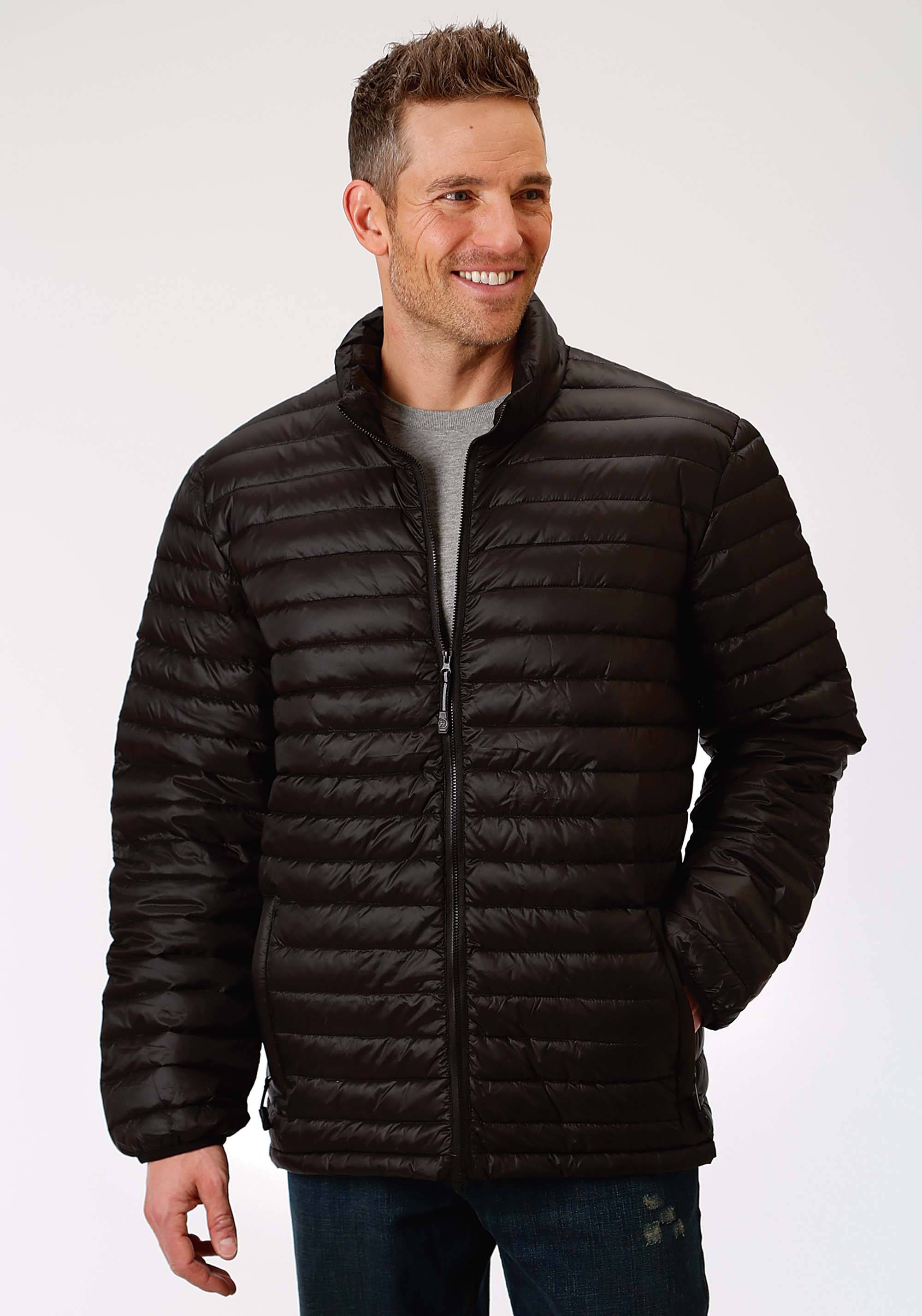 Roper Men's Crushable Parachute Jacket - Black