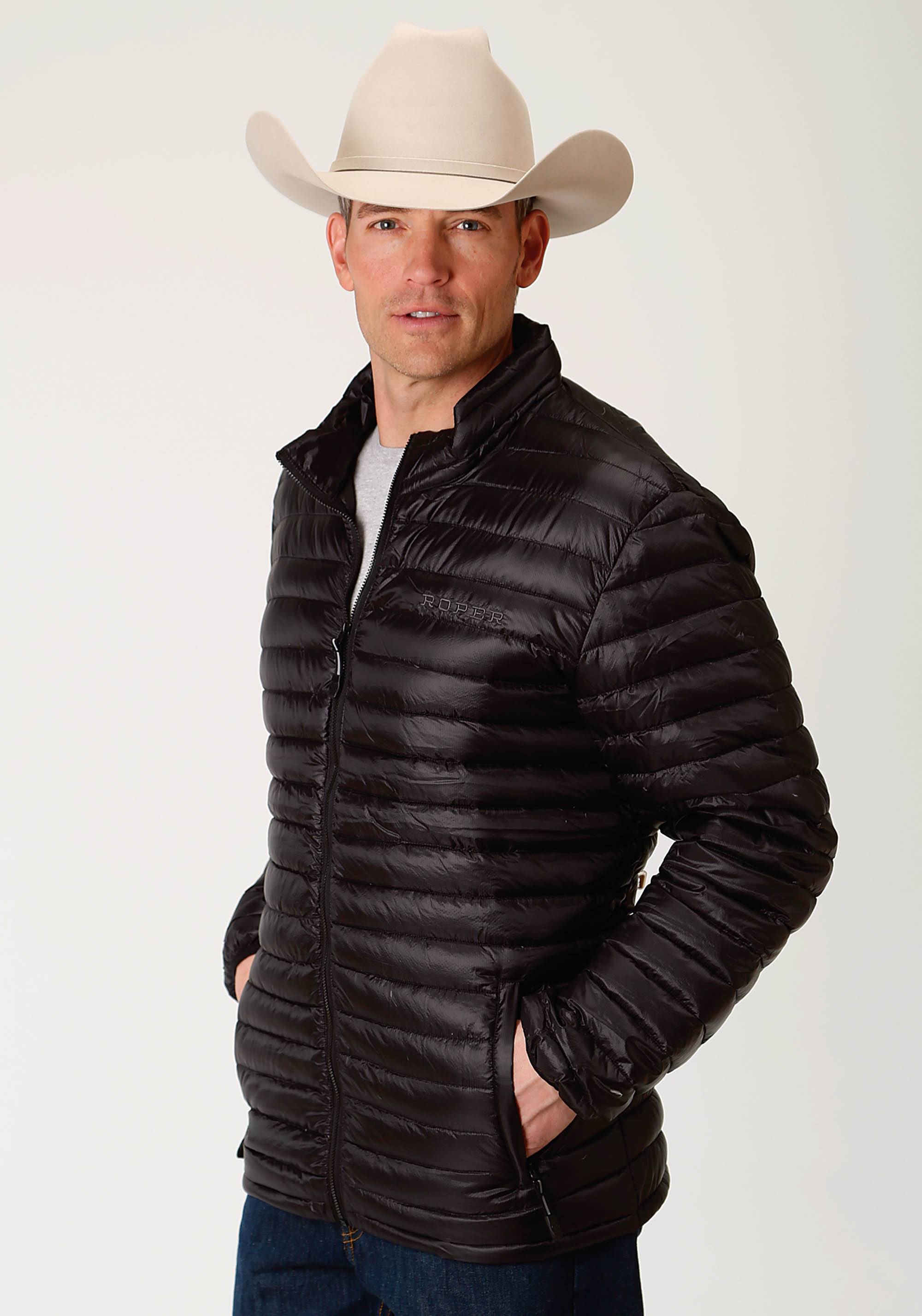 Roper Men's Ripstop Parachute Jacket - Black