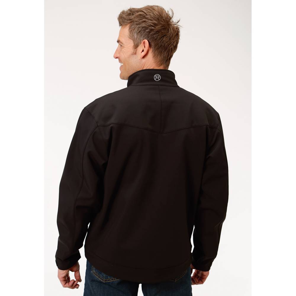 Roper Men's Conceal Carry Soft Shell Jacket - Black | HorseLoverZ