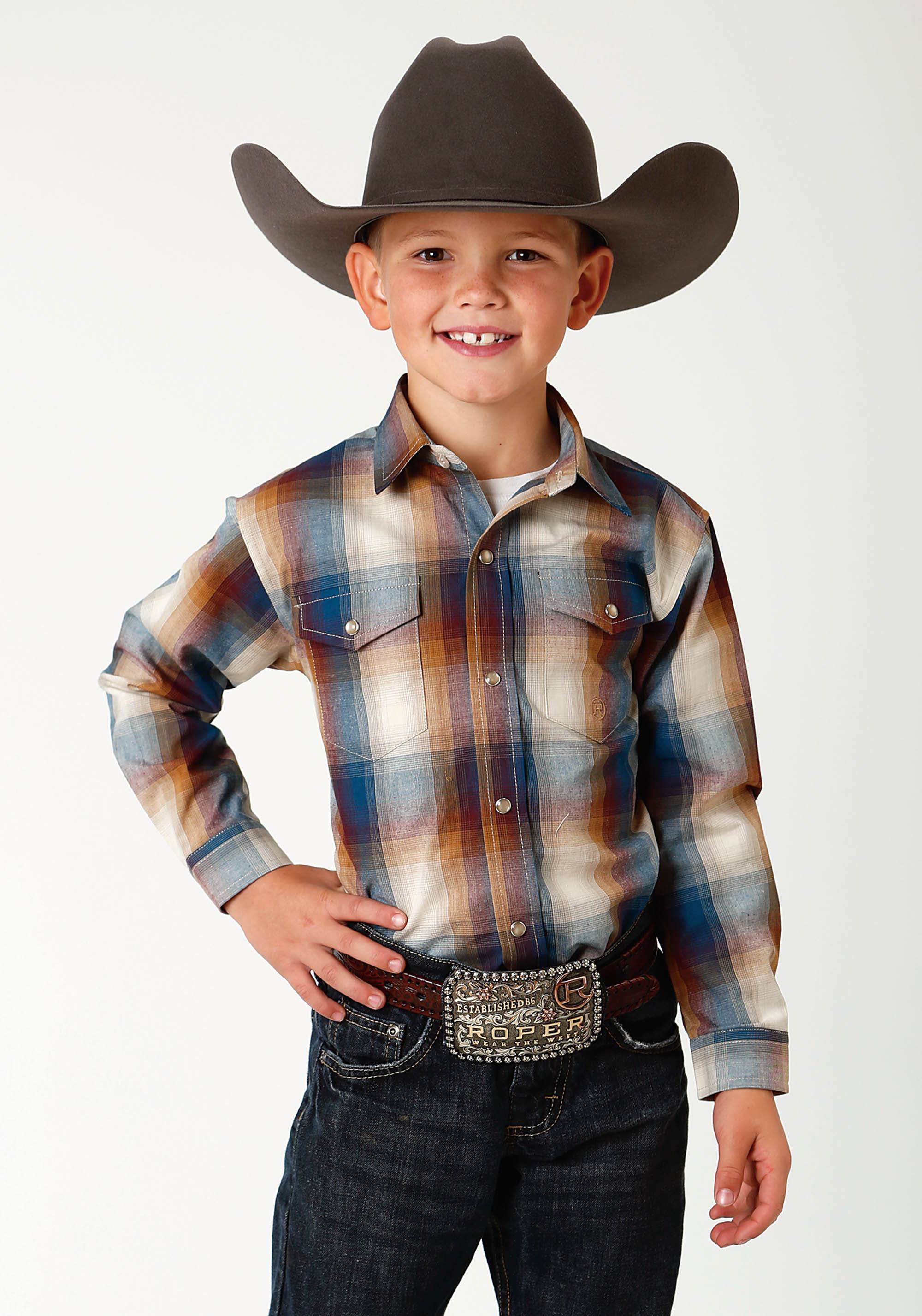 little boys western shirts