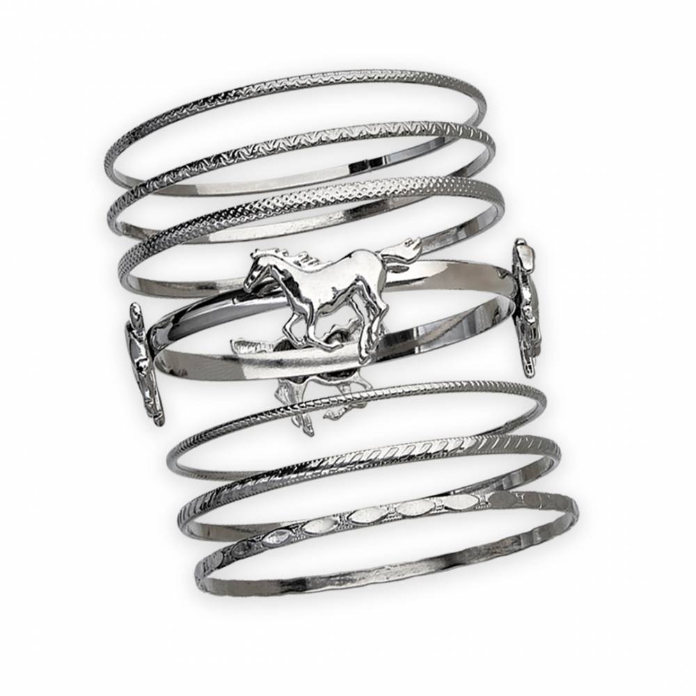 Bangle Horse Bracelets | HorseLoverZ