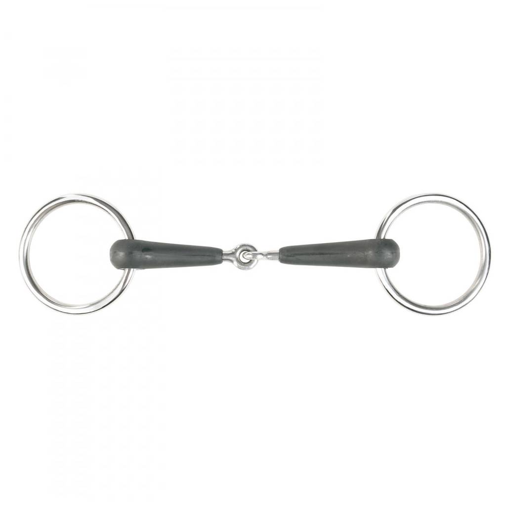 Horze Rubber Loose Ring Snaffle Bit