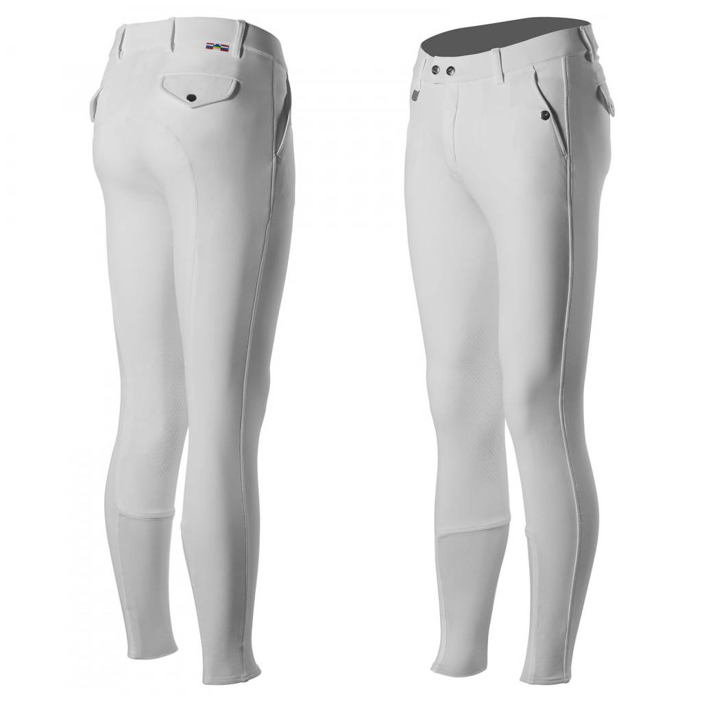 Horze Mens Grand Prix Silicone Knee Patch Breeches