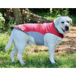 Baydog Saginaw Bay Fleece Dog Jacket - Clifford Red - X-Small
