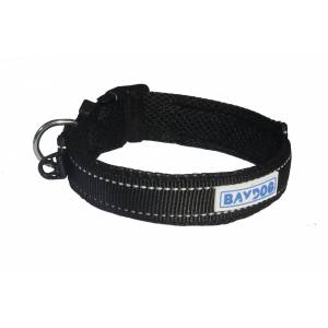 Baydog Tampa Bay Dog Collar - Covert Black - Medium (15.5-17.7)